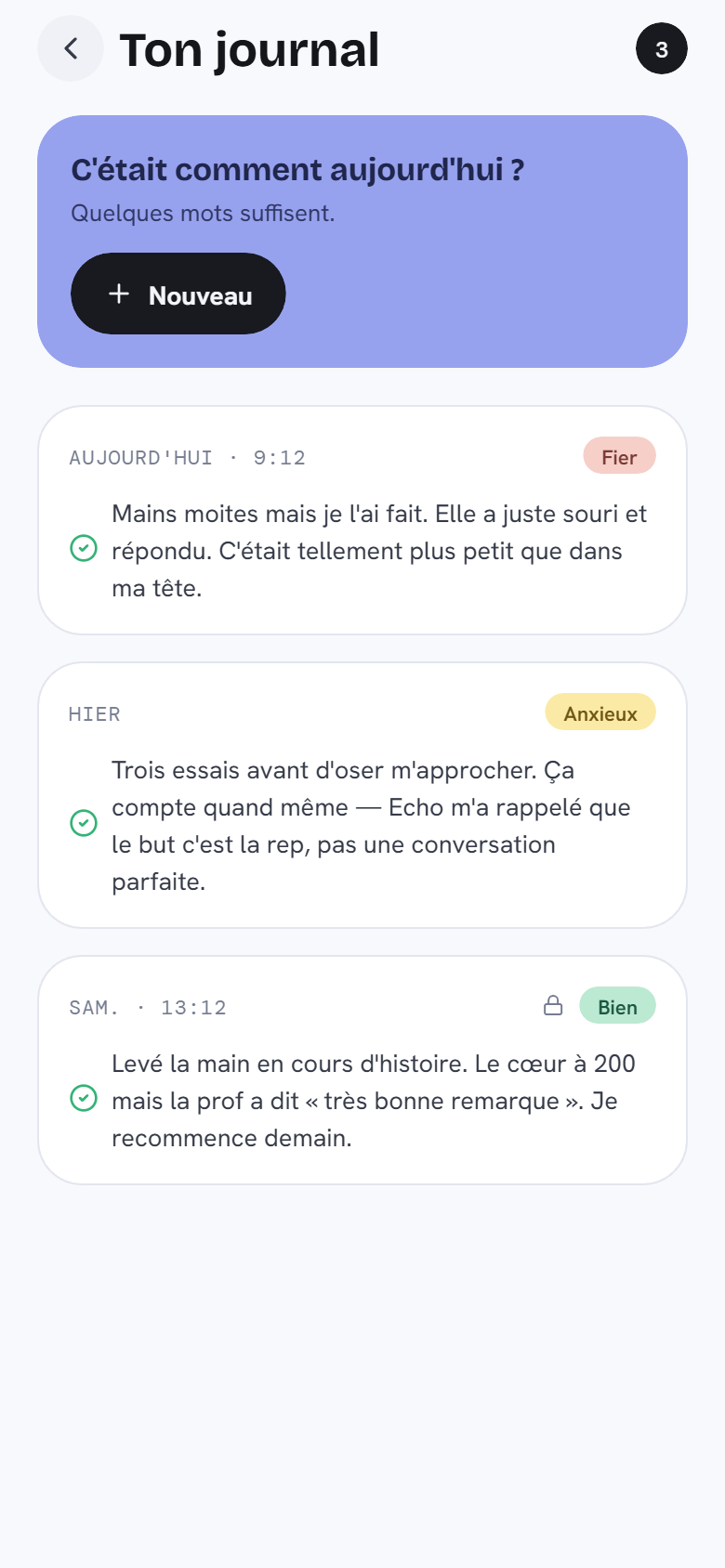 Le journal UNMUTE avec ses réflexions