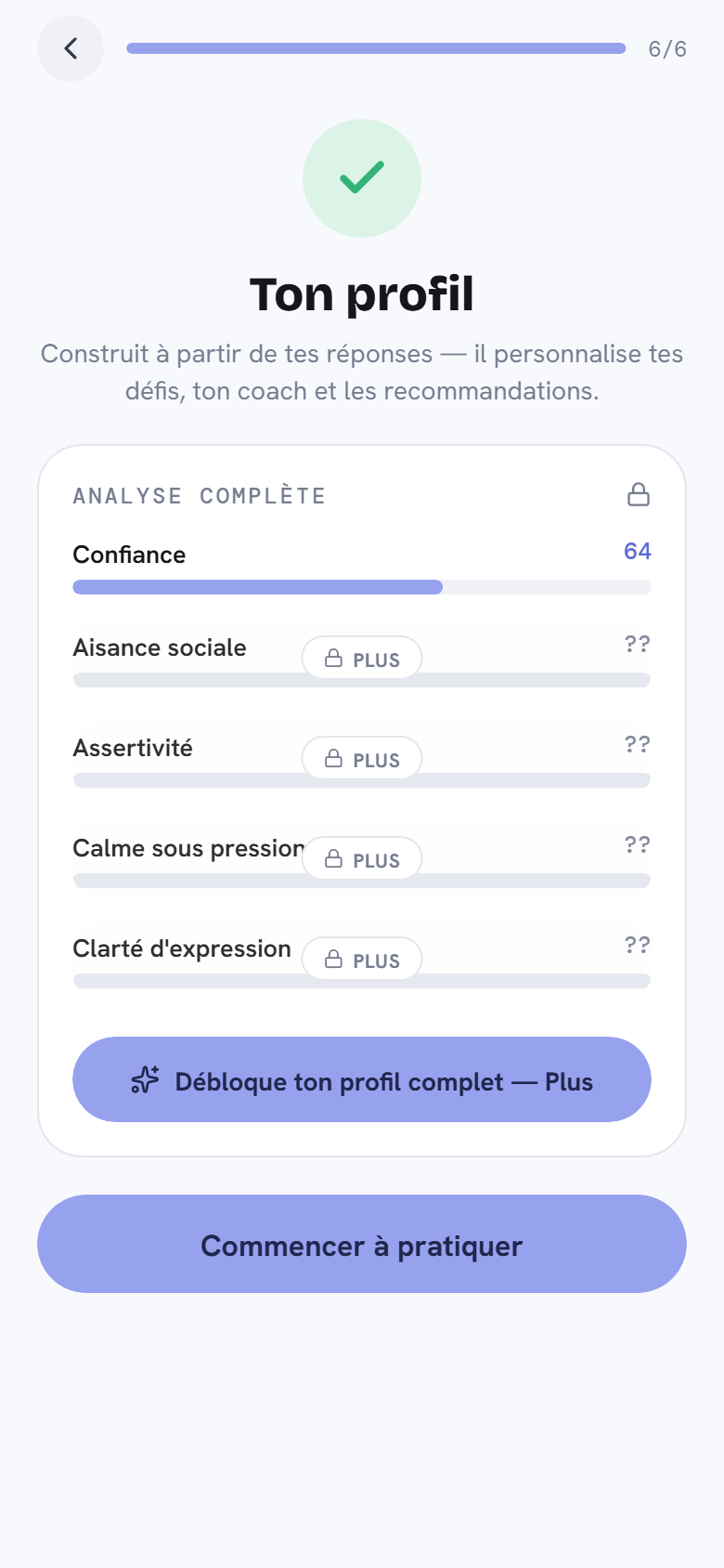 Le profil IA d'UNMUTE : 5 traits mesurés